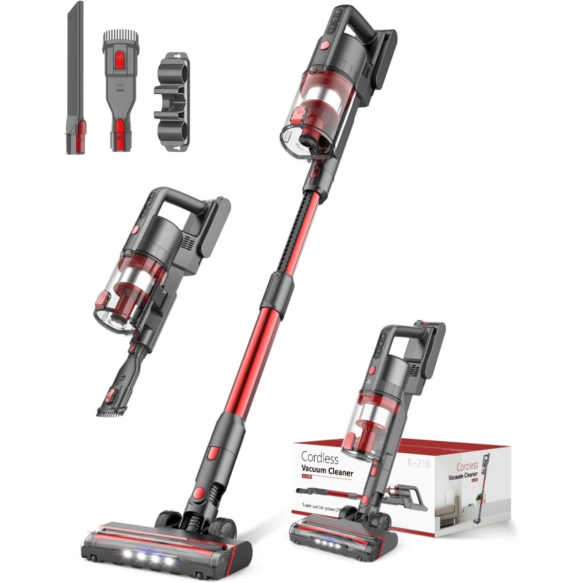 Ljuren Handheld Massager Cordless, Upgraded Deep Tissue Percussion Massager, Lightweight Back Massager with Heat, Portable Body Massager, Rechargeable Electric Massagers for Muscles, Neck, Shoulder